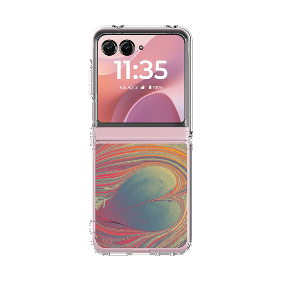 クリアケース［ y2k(Year2000) - Heart - Psychedelic Pink ］