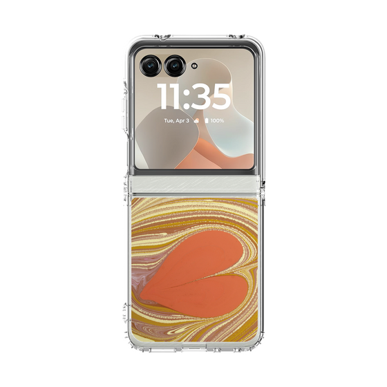 クリアケース［ y2k(Year2000) - Heart - Mixed Green ］