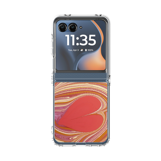 クリアケース［ y2k(Year2000) - Heart - Mixed Pink ］