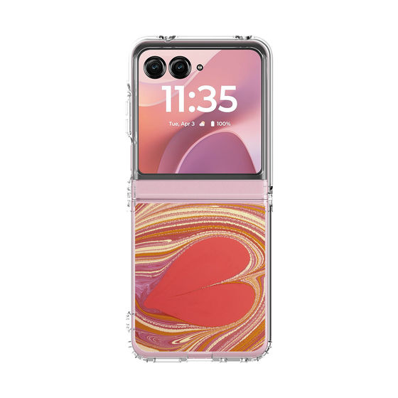 クリアケース［ y2k(Year2000) - Heart - Mixed Pink ］