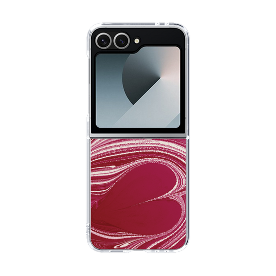 クリアケース［ y2k(Year2000) - Heart - Vivid Pink ］