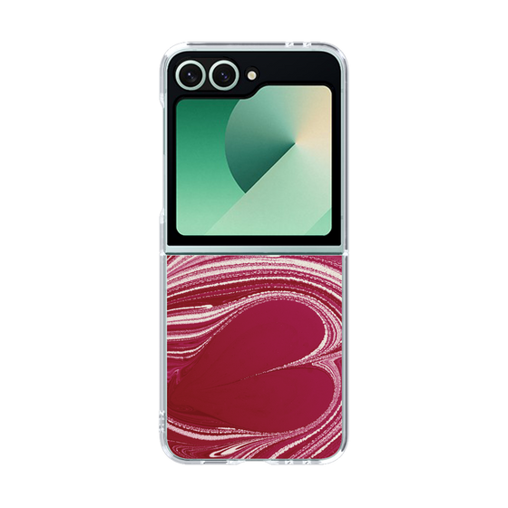 クリアケース［ y2k(Year2000) - Heart - Vivid Pink ］