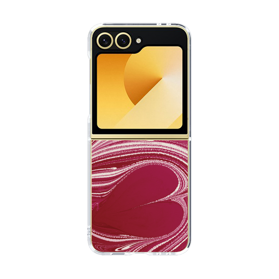 クリアケース［ y2k(Year2000) - Heart - Vivid Pink ］