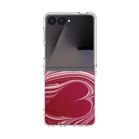 クリアケース［ y2k(Year2000) - Heart - Vivid Pink ］