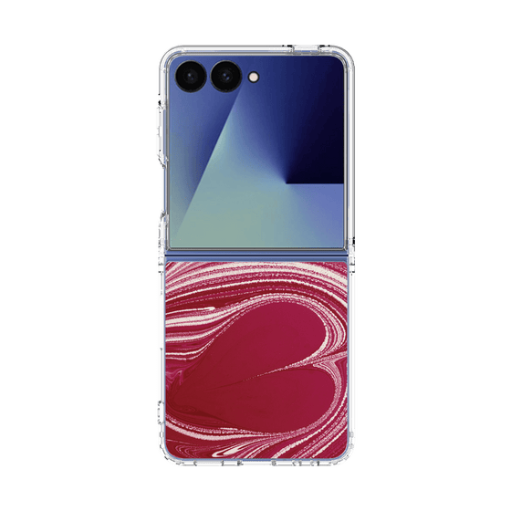 クリアケース［ y2k(Year2000) - Heart - Vivid Pink ］