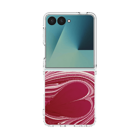 クリアケース［ y2k(Year2000) - Heart - Vivid Pink ］