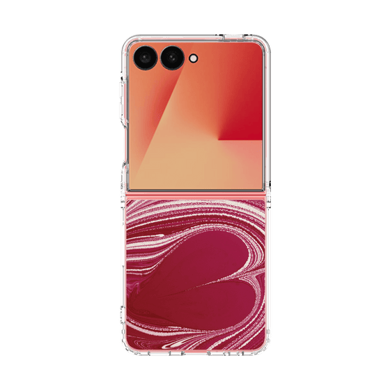 クリアケース［ y2k(Year2000) - Heart - Vivid Pink ］