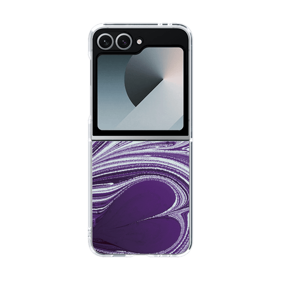 クリアケース［ y2k(Year2000) - Heart - Rich Purple ］