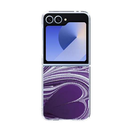クリアケース［ y2k(Year2000) - Heart - Rich Purple ］