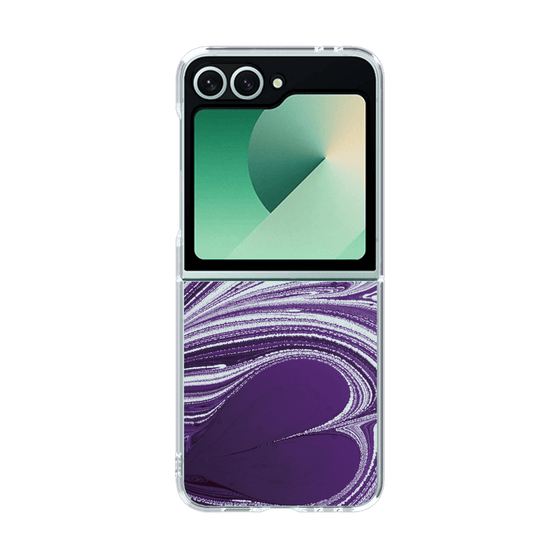 クリアケース［ y2k(Year2000) - Heart - Rich Purple ］