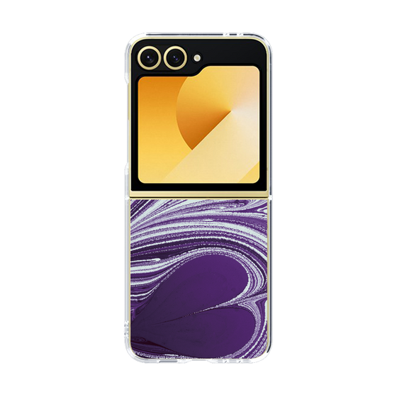 クリアケース［ y2k(Year2000) - Heart - Rich Purple ］