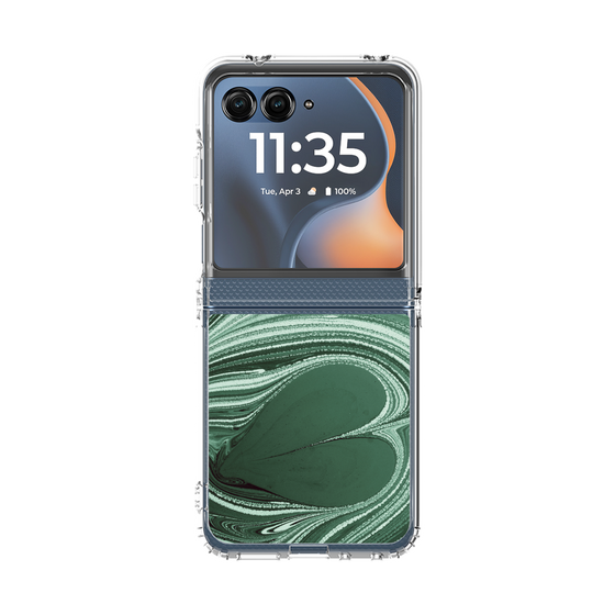 クリアケース［ y2k(Year2000) - Heart - Full Green ］