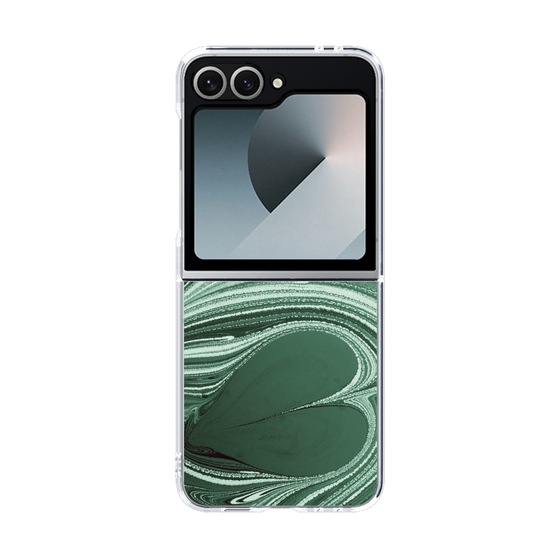 クリアケース［ y2k(Year2000) - Heart - Full Green ］