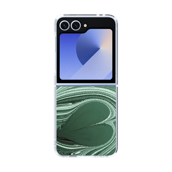 クリアケース［ y2k(Year2000) - Heart - Full Green ］