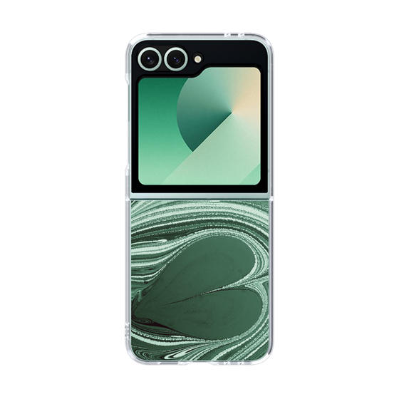 クリアケース［ y2k(Year2000) - Heart - Full Green ］