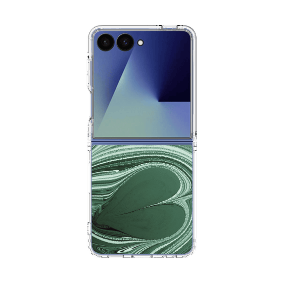 クリアケース［ y2k(Year2000) - Heart - Full Green ］