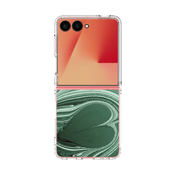 クリアケース［ y2k(Year2000) - Heart - Full Green ］