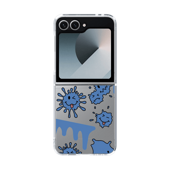 クリアケース［ PAINTING SMILE Blue ］