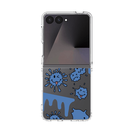 クリアケース［ PAINTING SMILE Blue ］