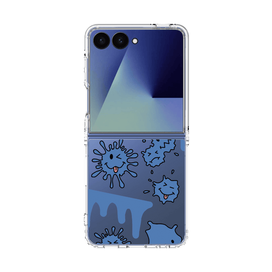 クリアケース［ PAINTING SMILE Blue ］