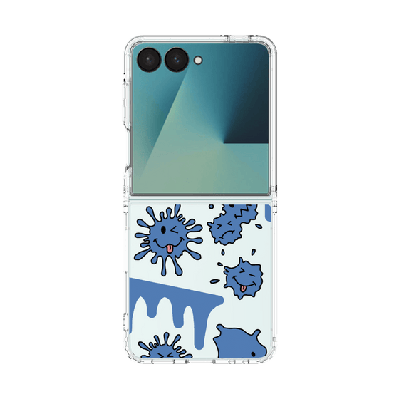 クリアケース［ PAINTING SMILE Blue ］