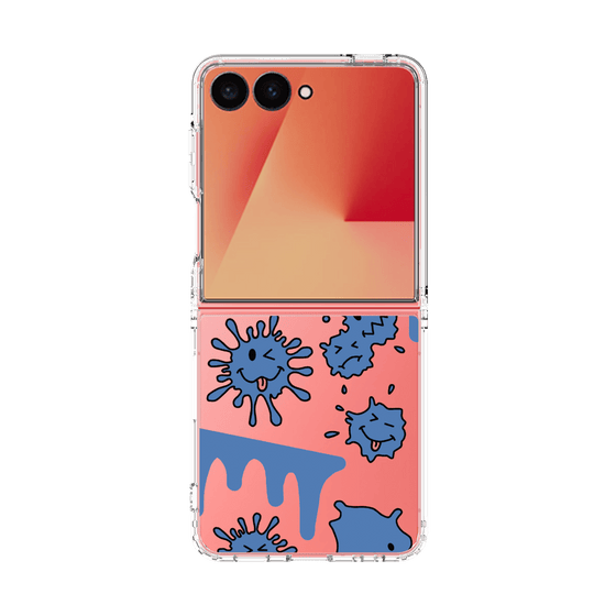 クリアケース［ PAINTING SMILE Blue ］