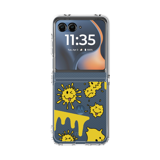 クリアケース［ PAINTING SMILE Yellow ］