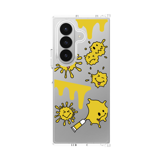 クリアケース［ PAINTING SMILE Yellow ］