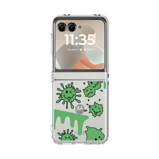 クリアケース［ PAINTING SMILE Green ］