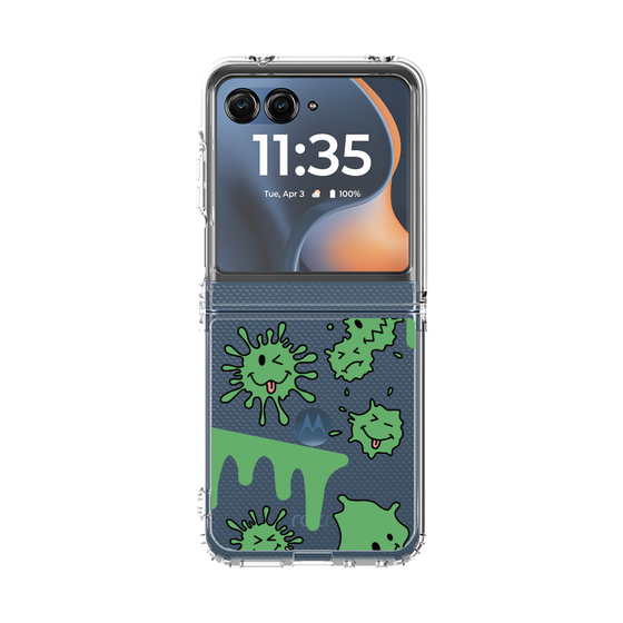 クリアケース［ PAINTING SMILE Green ］