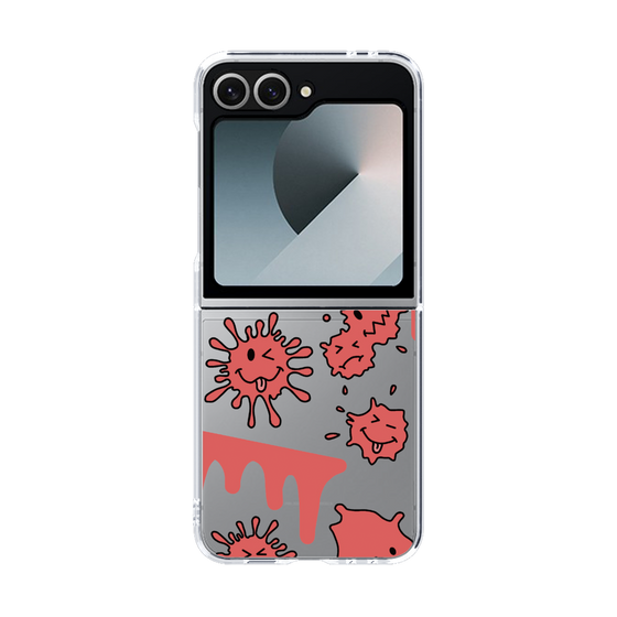 クリアケース［ PAINTING SMILE Red ］