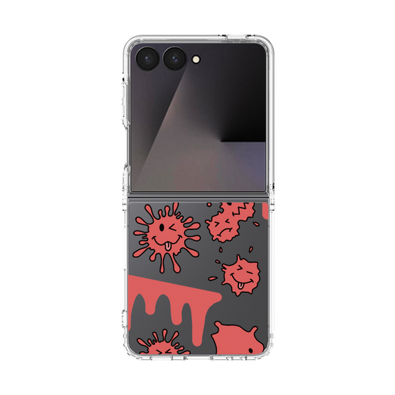 クリアケース［ PAINTING SMILE Red ］