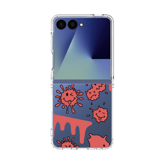 クリアケース［ PAINTING SMILE Red ］