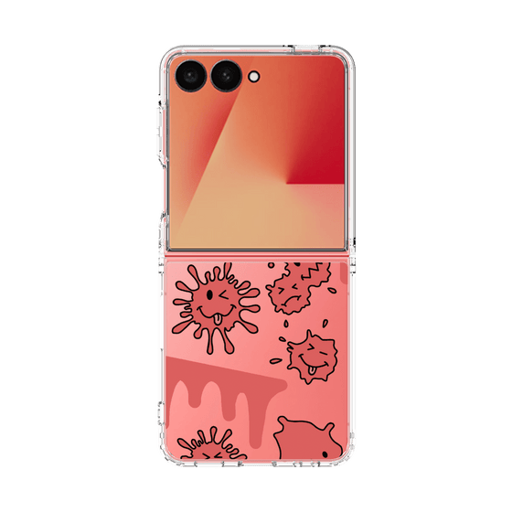 クリアケース［ PAINTING SMILE Red ］