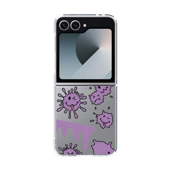 クリアケース［ PAINTING SMILE Purple ］
