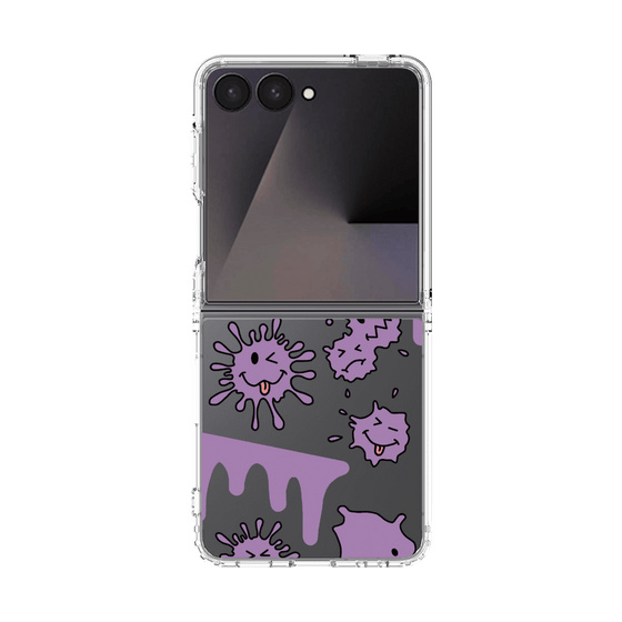 クリアケース［ PAINTING SMILE Purple ］