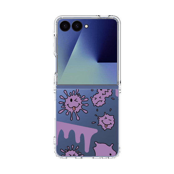 クリアケース［ PAINTING SMILE Purple ］