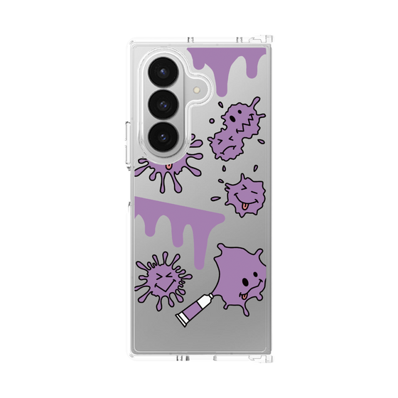 クリアケース［ PAINTING SMILE Purple ］