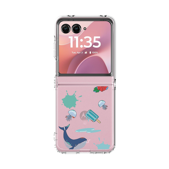 クリアケース［ DRAWING PAPER Blue ］