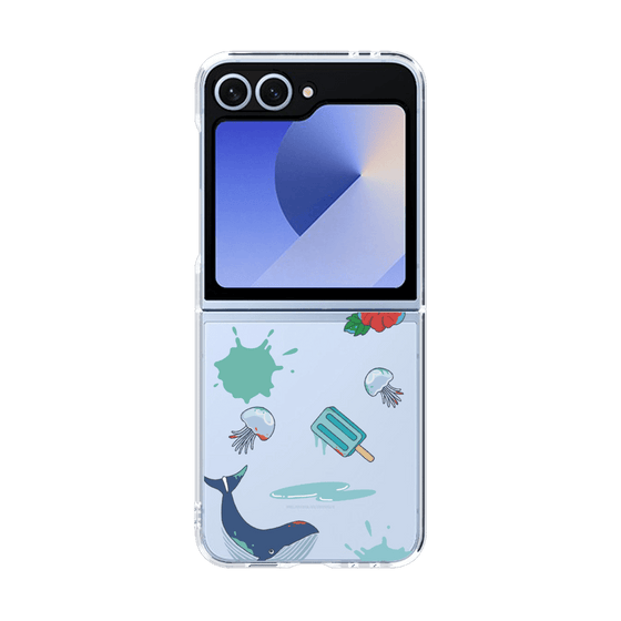 クリアケース［ DRAWING PAPER Blue ］