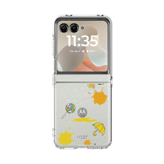 クリアケース［ DRAWING PAPER Yellow ］