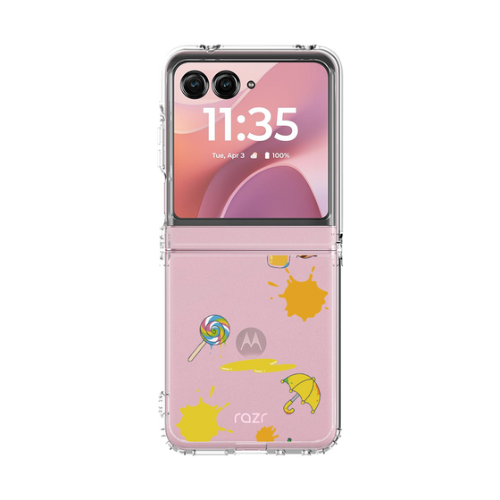 クリアケース［ DRAWING PAPER Yellow ］