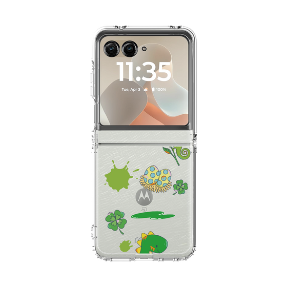 クリアケース［ DRAWING PAPER Green ］