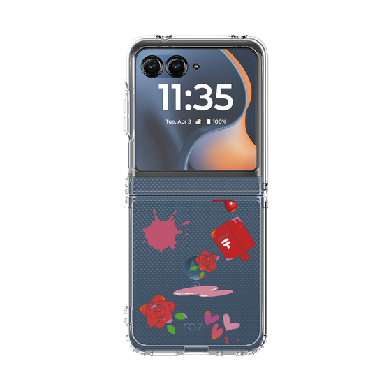 クリアケース［ DRAWING PAPER Red ］