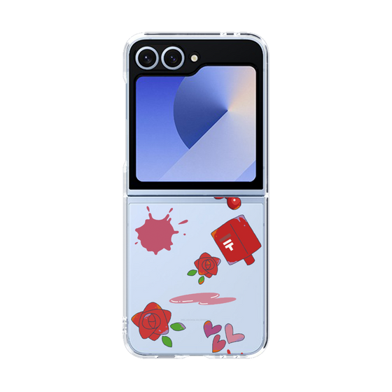 クリアケース［ DRAWING PAPER Red ］