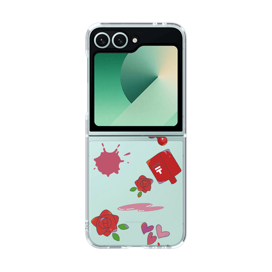 クリアケース［ DRAWING PAPER Red ］