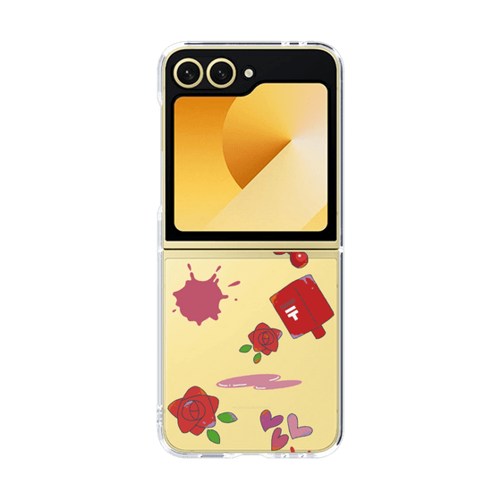 クリアケース［ DRAWING PAPER Red ］