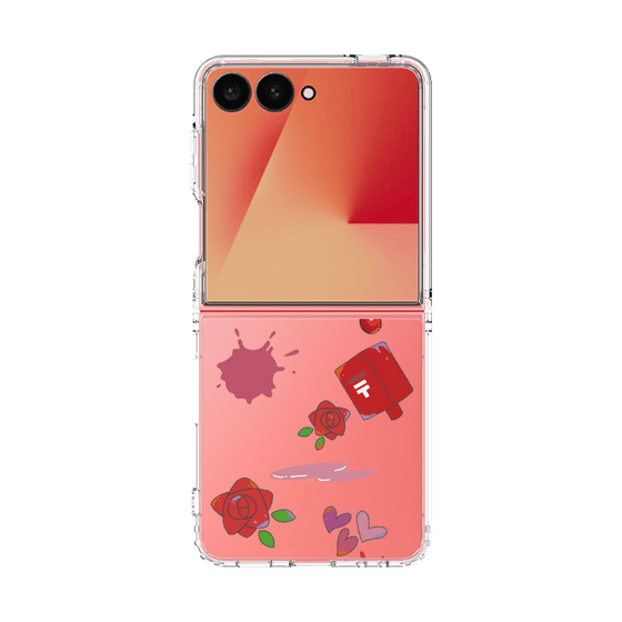 クリアケース［ DRAWING PAPER Red ］