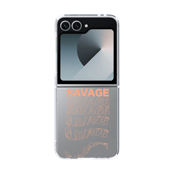 クリアケース［ SAVAGE Orange ］