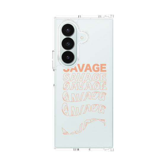 クリアケース［ SAVAGE Orange ］